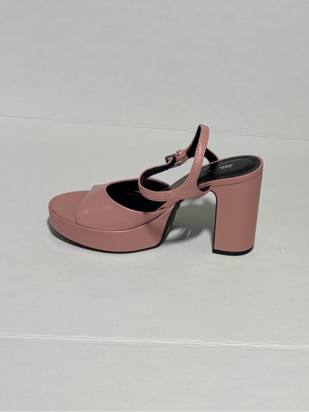 Zara Pink Platform Heeled Sandal